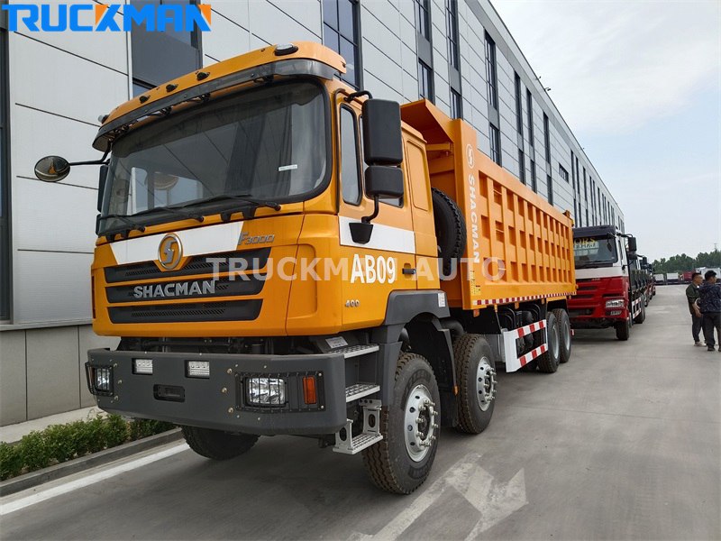 400HP SHACMAN F3000 8x4 Tipper Truck For Mali