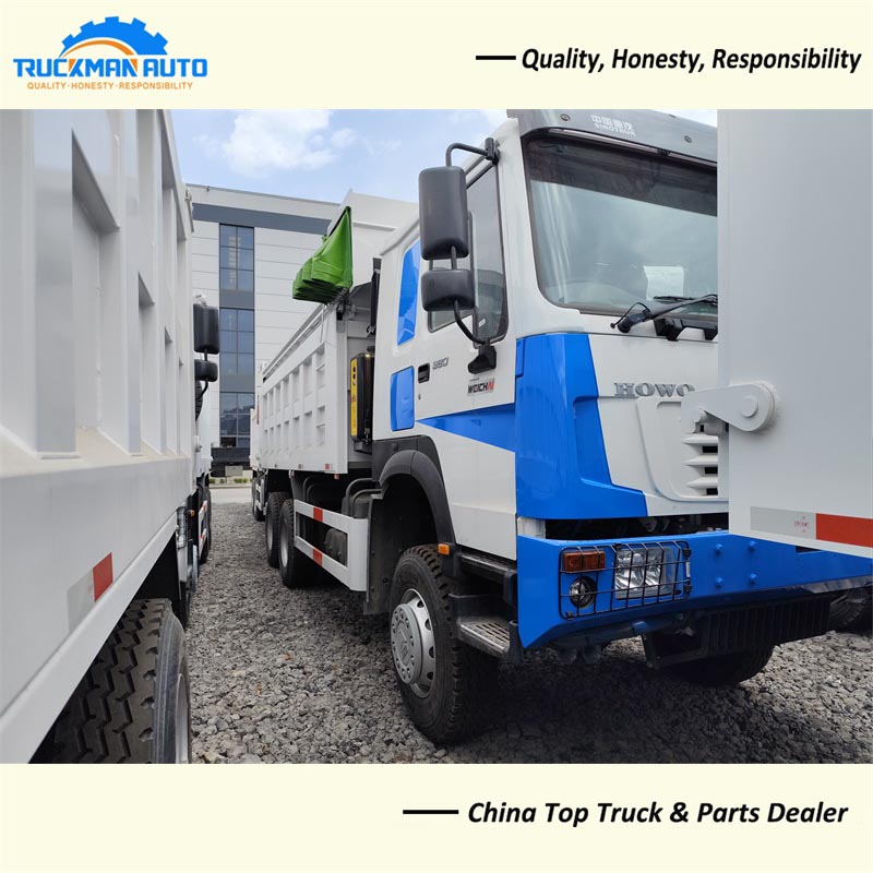 Tons Sinotruk Howo X Tipper Truck For Guyana